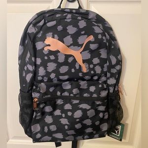Puma rhythm backpack 3.0 rose gold logo and hardware